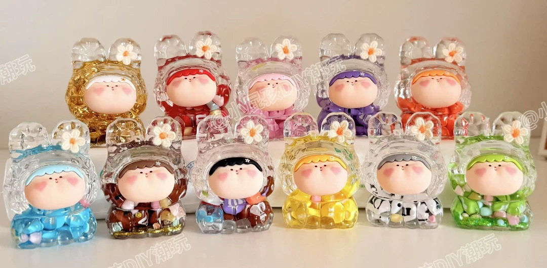 直播拆【九宫格+许愿】M豆家用莉莉丝可爱DIY树脂摆件创意网红卧室