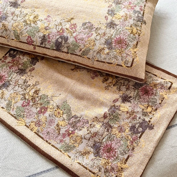 [秋野］50*75一对装六层纱纯棉纱布加大加厚枕套四季通用