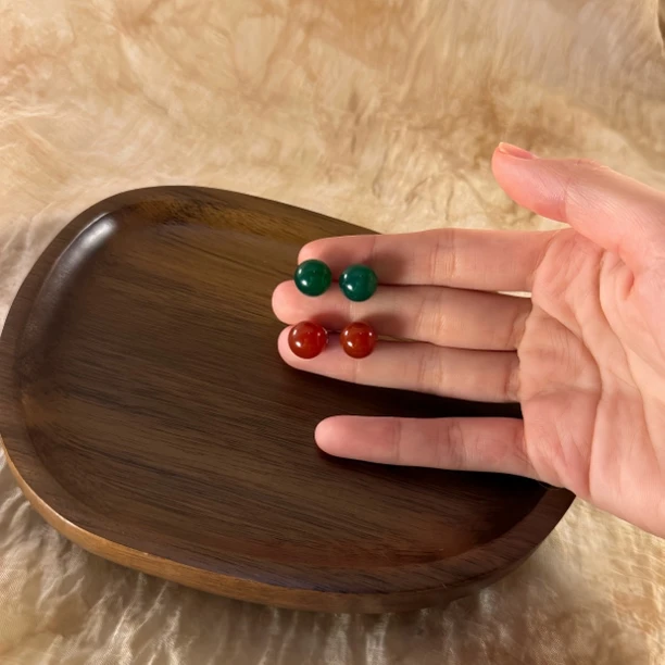 合金耳饰 银耳钉女气质简约小巧百搭耳饰直播间链接