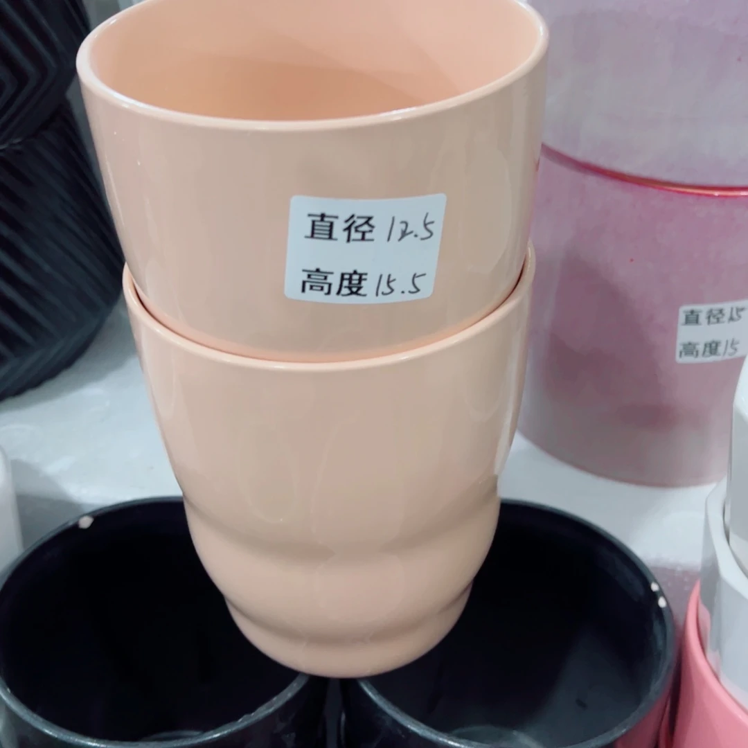 有孔，陶瓷花盆满10米包邮发货