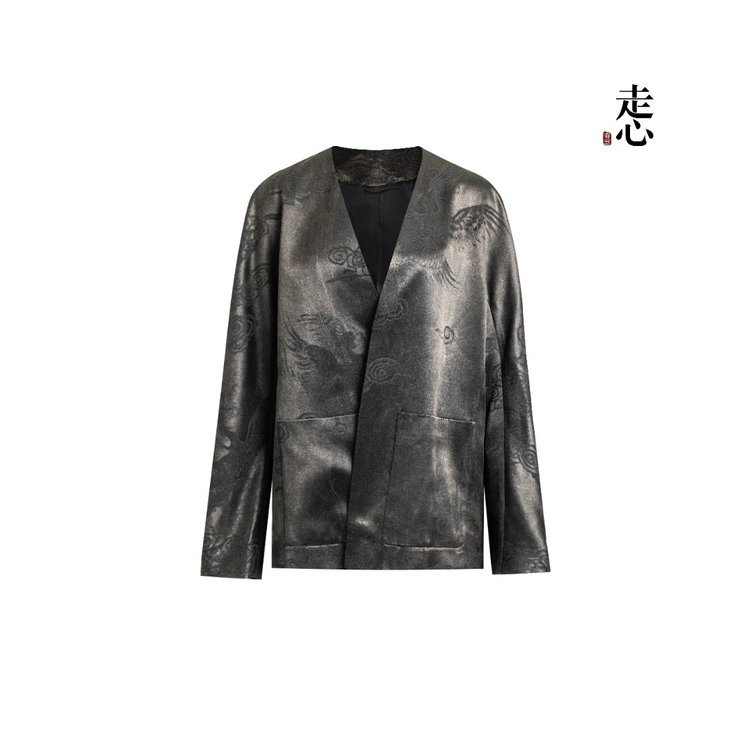 【走心非遗】 凤凰暗夜灰 外套24Z25118769