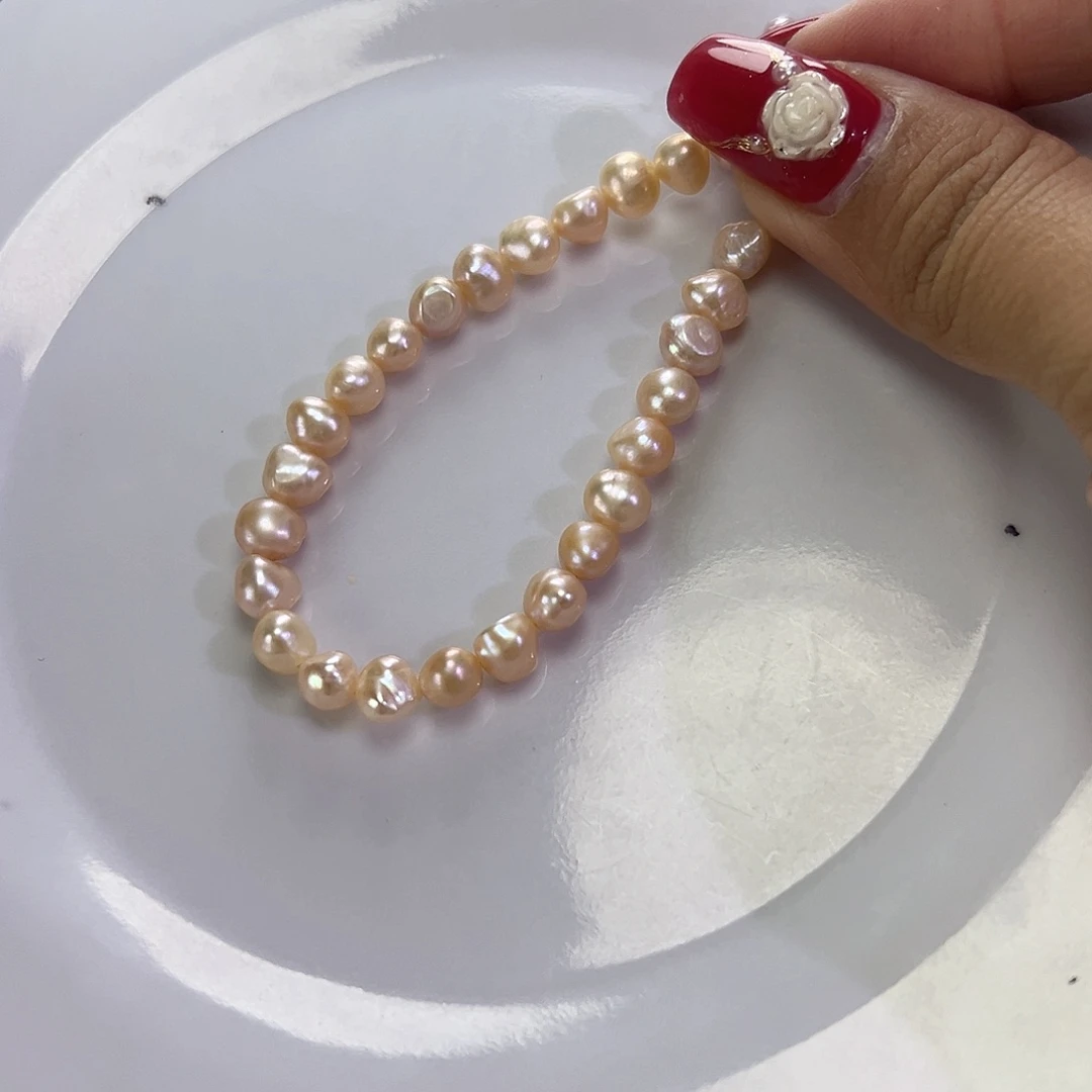 钛钢手绳淡水珍珠