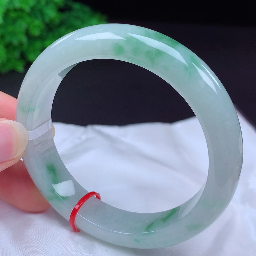 翡翠未镶嵌手镯57圈口432712