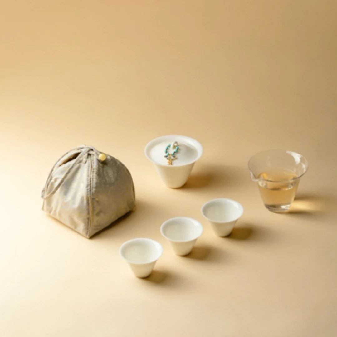家用旅行茶具车载户外露营便携式套装个性功夫茶壶简约陶瓷