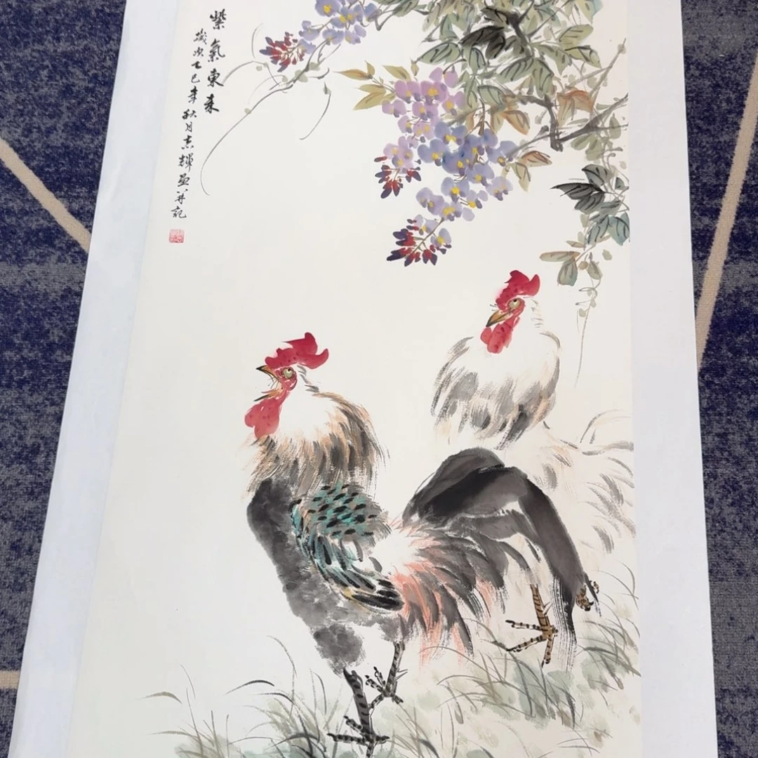 国画国画作品山水花鸟