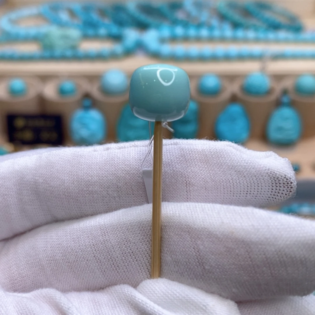 绿松石未镶嵌珠宝奇石11.2mm