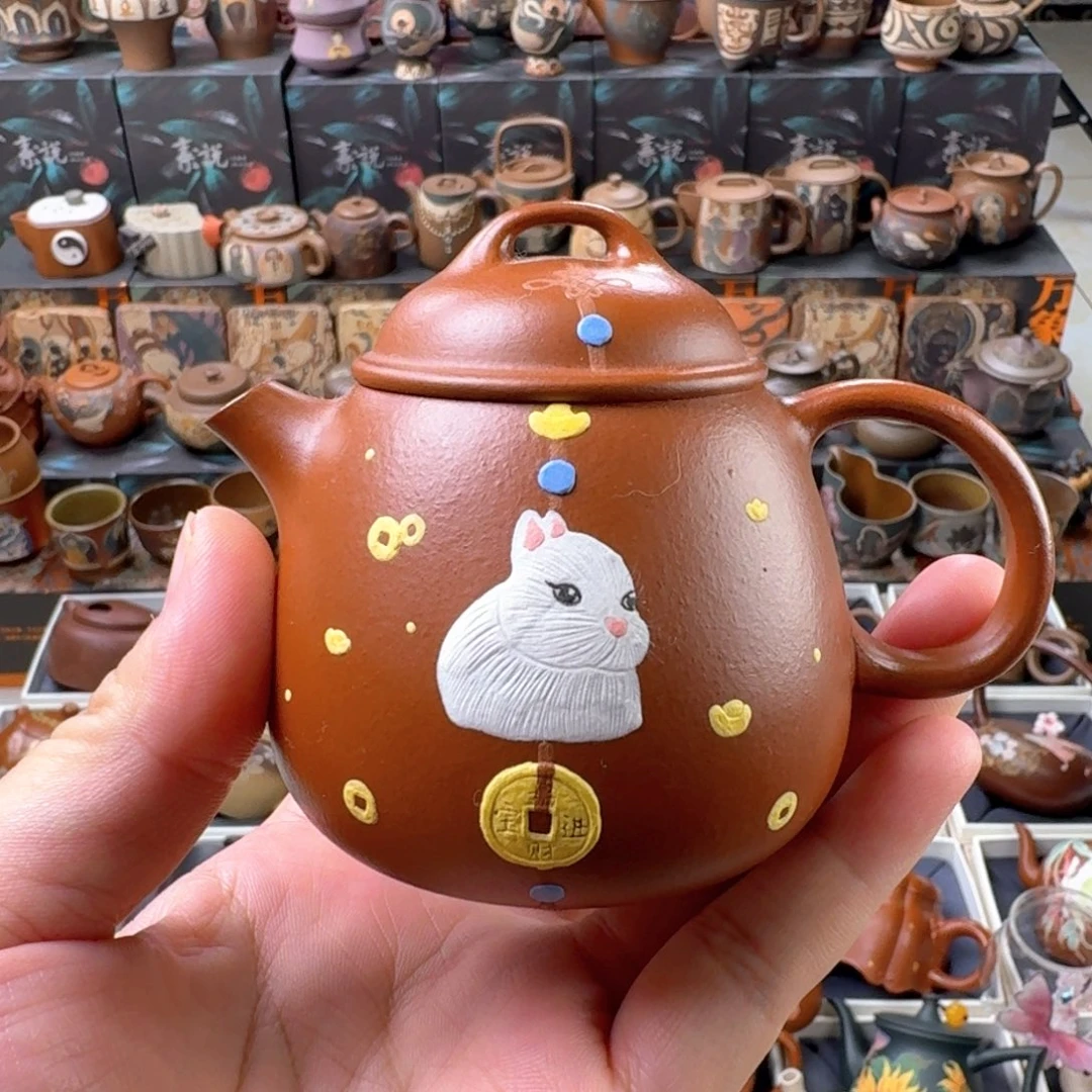茶壶紫砂150cc原矿精工半手