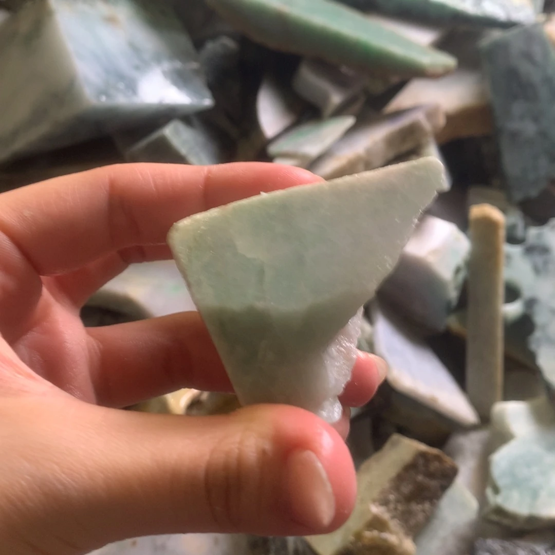 翡翠颈饰未镶嵌缅甸翡翠