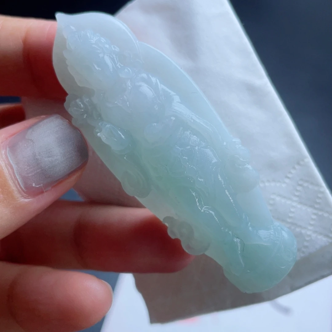 未镶嵌翡翠挂件定制翡翠