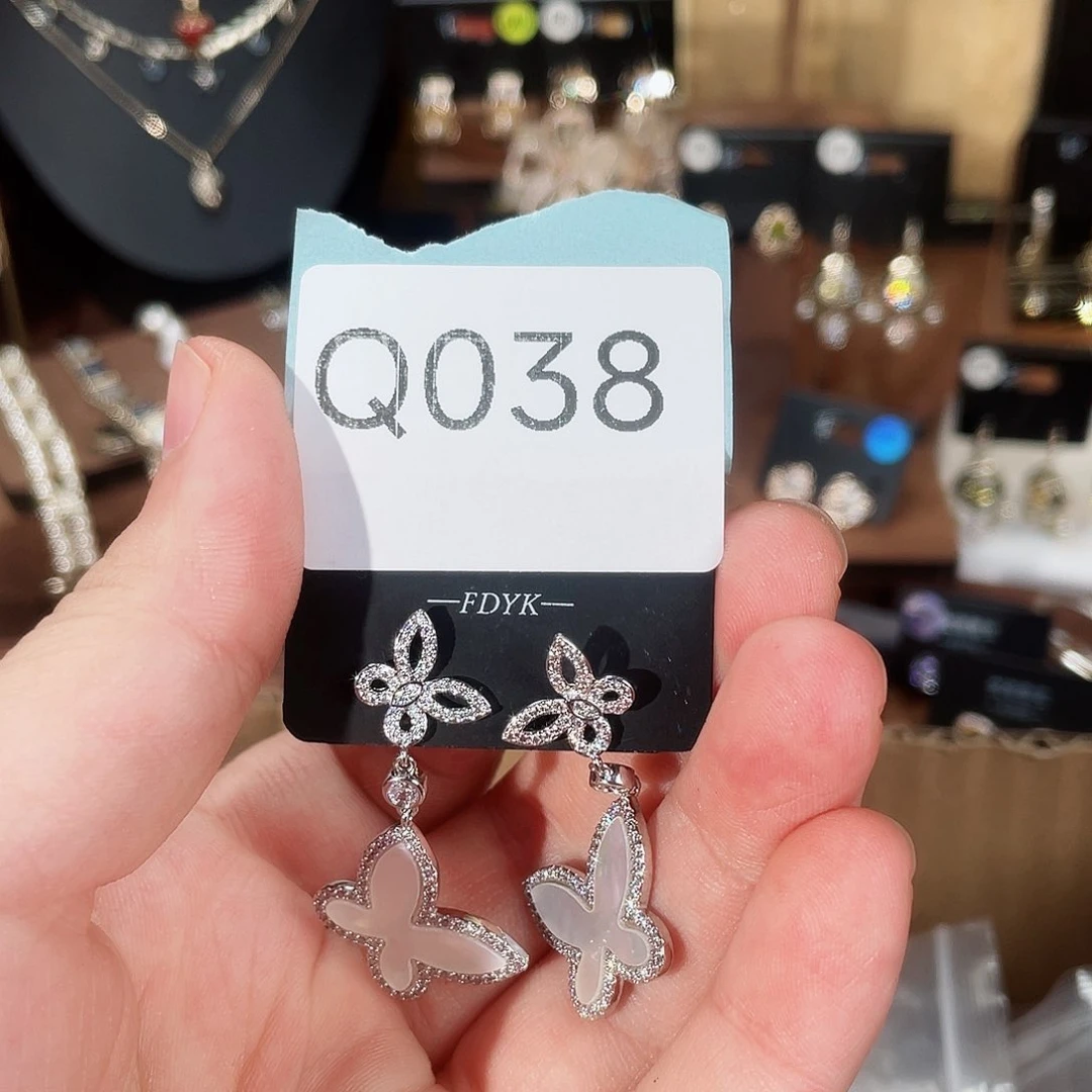 铜合金合成立方氧化锆925银Q038