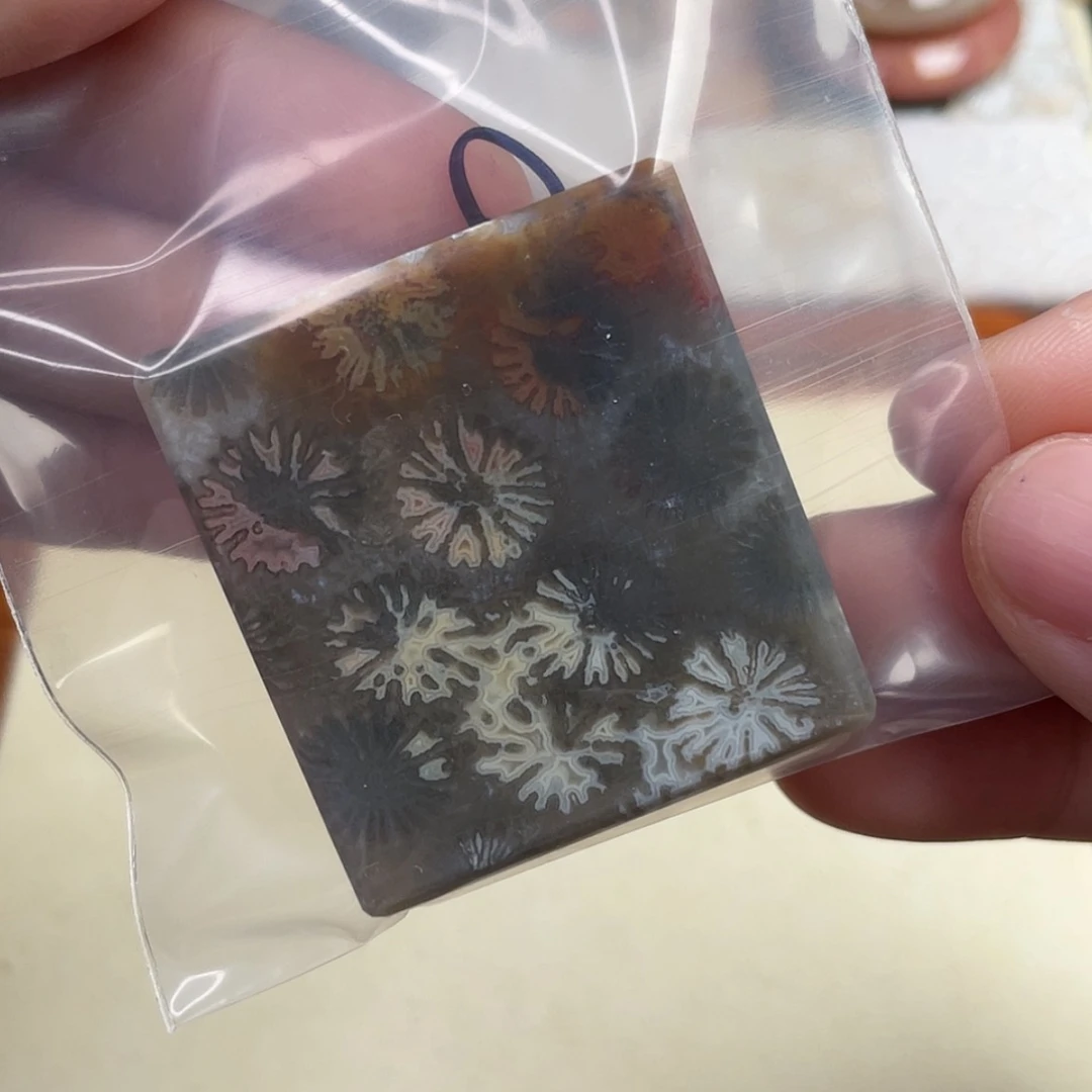 【闪购商品】硅化玉吊坠(不含链)未镶嵌竹**感