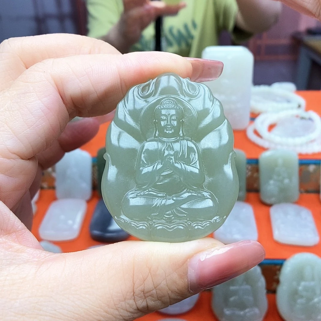 和田玉未镶嵌颈饰༺***༻