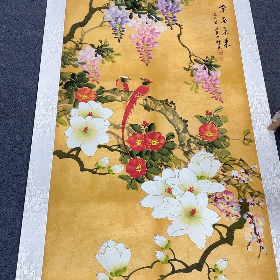 国画作品小姐姐放漏…