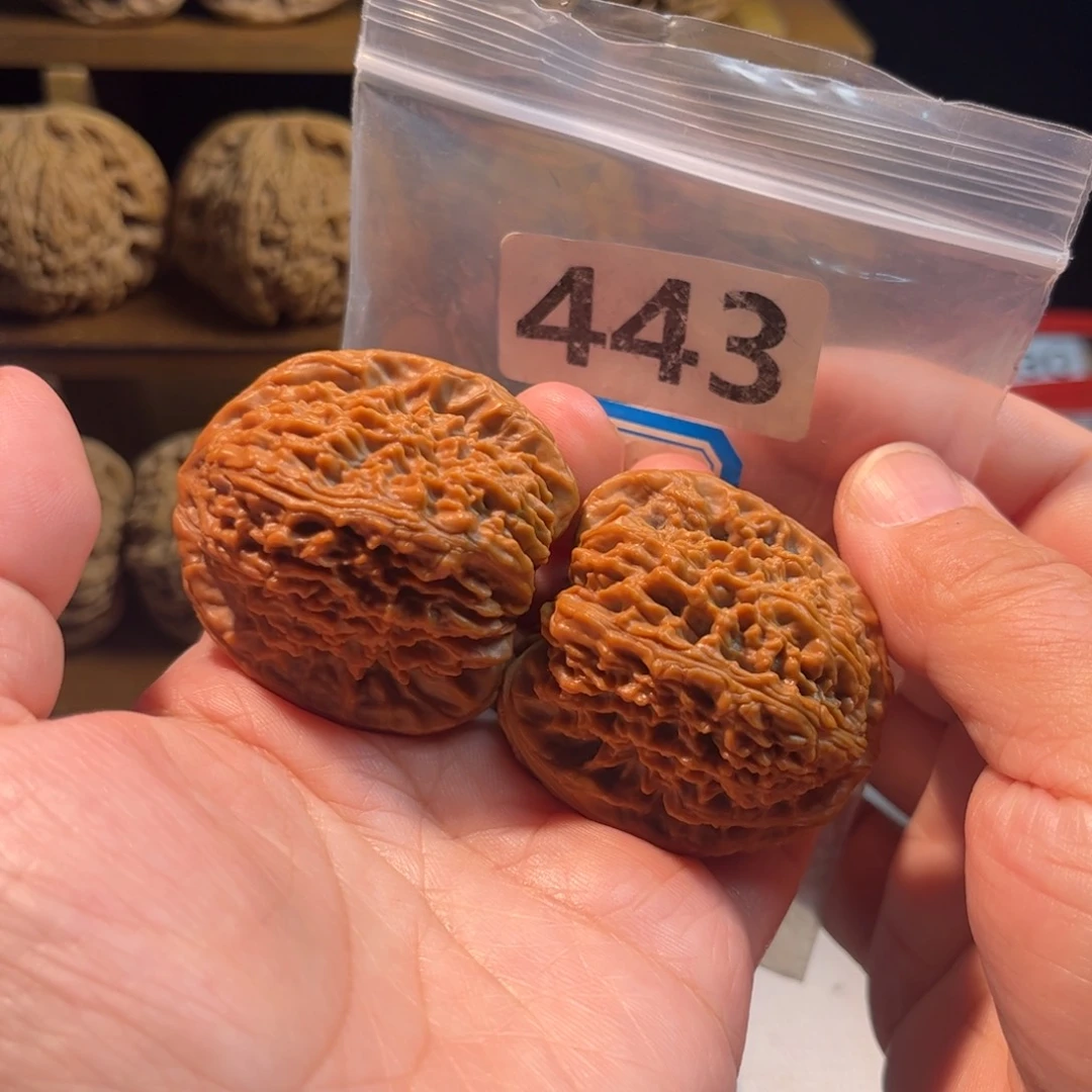 吊坠文玩核桃高炮蚂蚁纹42