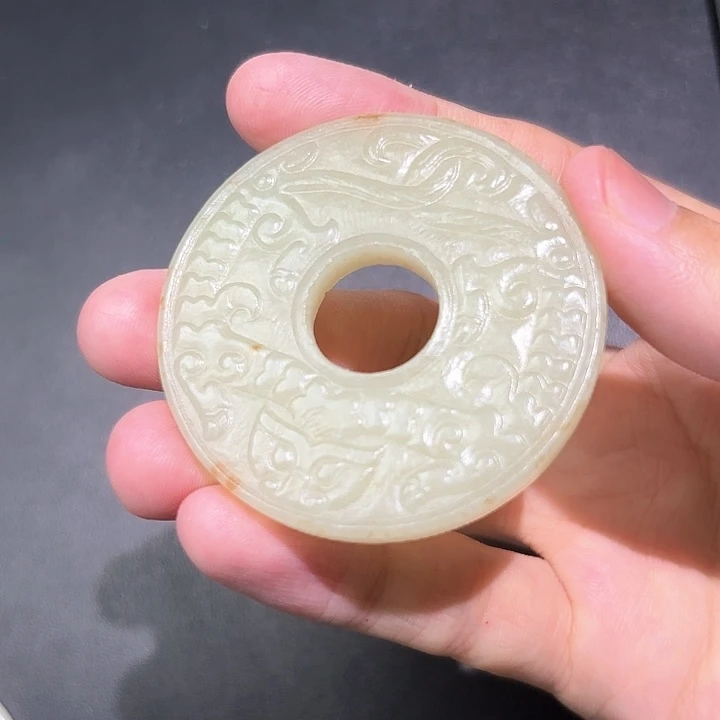 和田玉未镶嵌挂件千*