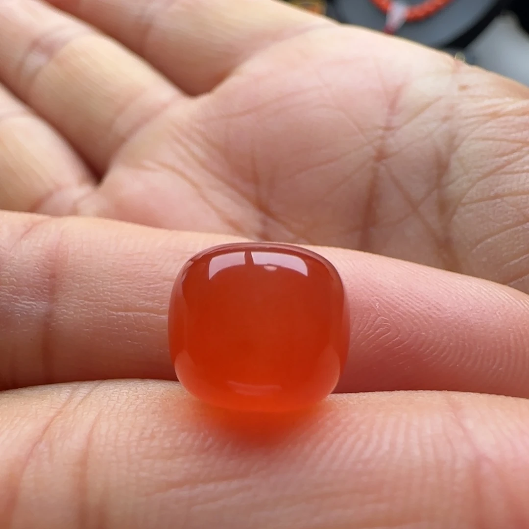 南红玛瑙未镶嵌老型11-9.7马牙白纹