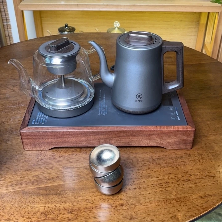 双上水蒸茶款加木框+4杯子