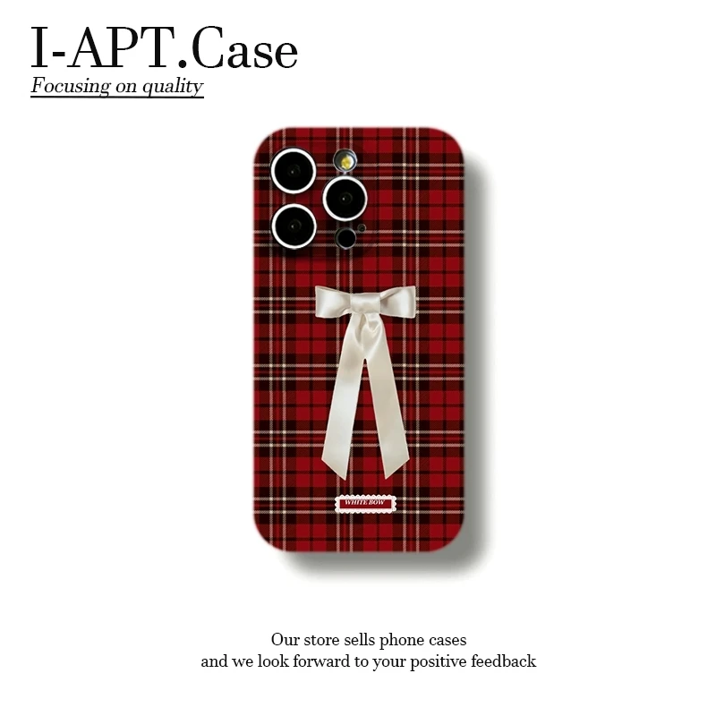 丝带蝴蝶结菲林适用于iPhone苹果16手机壳华为oppo小米vivo新款男