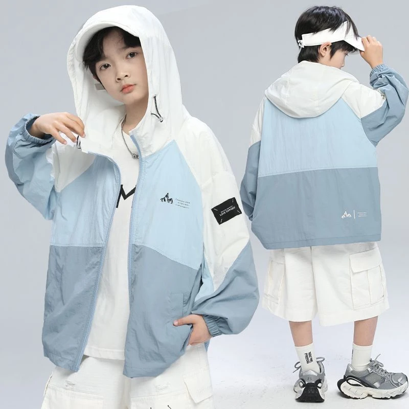 男童夏季防晒衣2025新款夏装防晒服外套中大儿童男孩夏款空调衫潮
