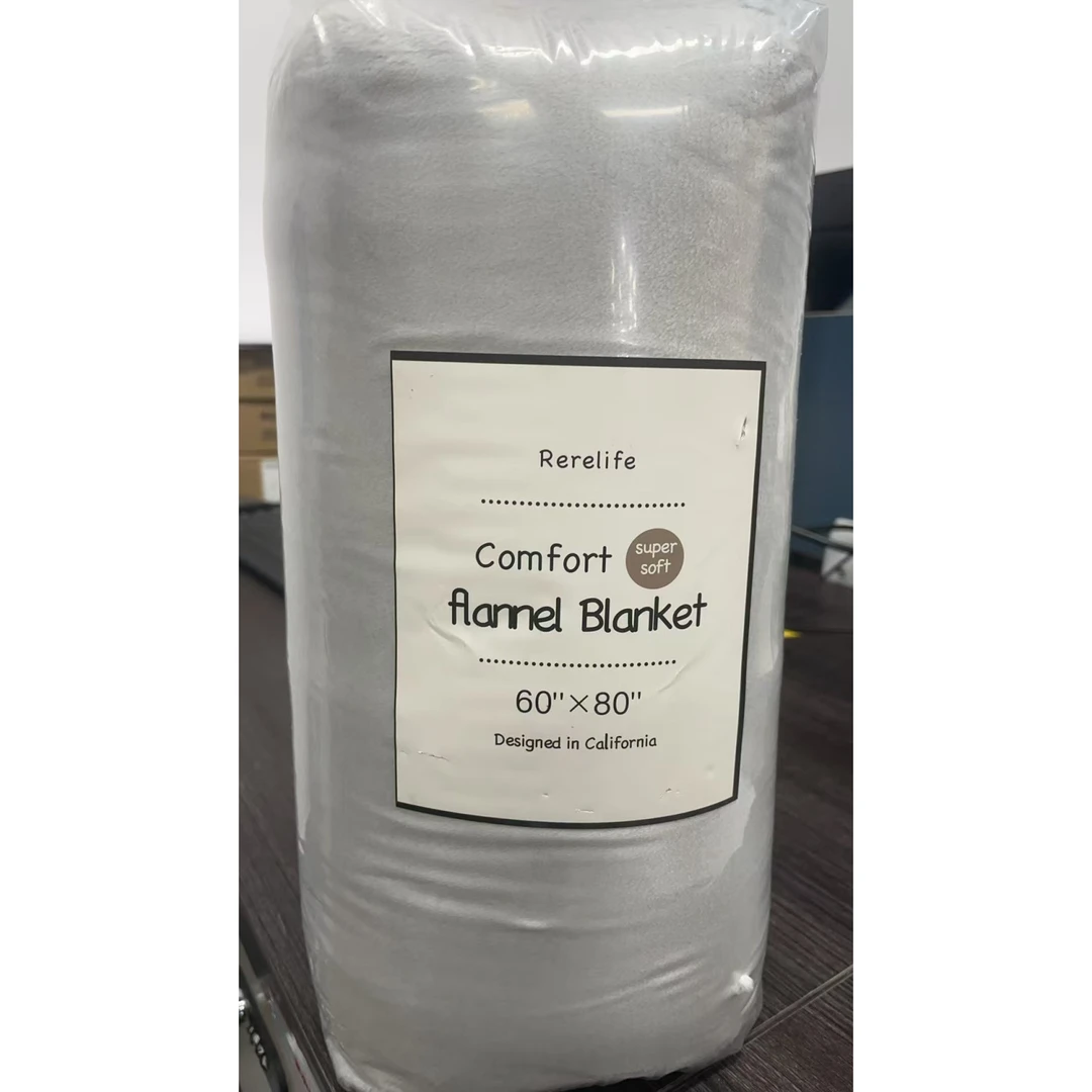 舒适法兰绒超柔软毯子60*80