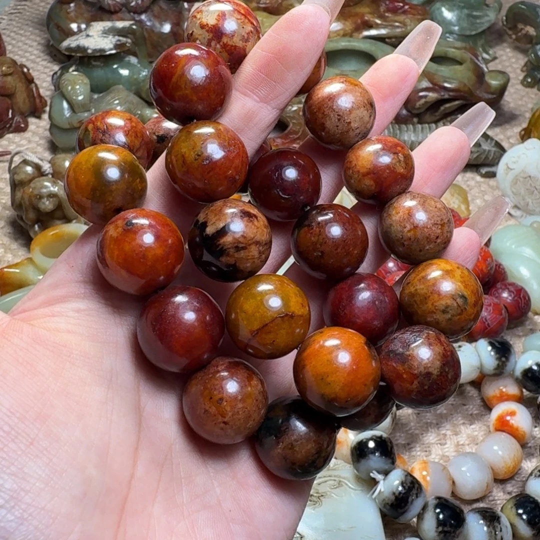 心***摩白玉菩提吊坠挂件