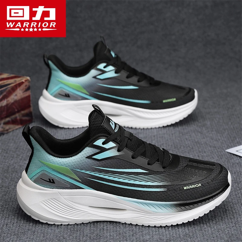 回力运动鞋男款2025新款减震跑步鞋男士网面透气渐变耐磨飞织潮鞋