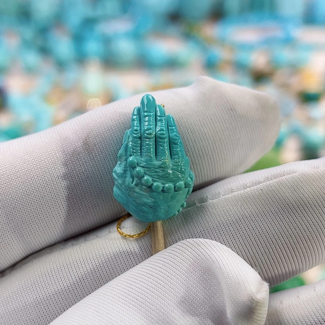 绿松石珠宝奇石未镶嵌