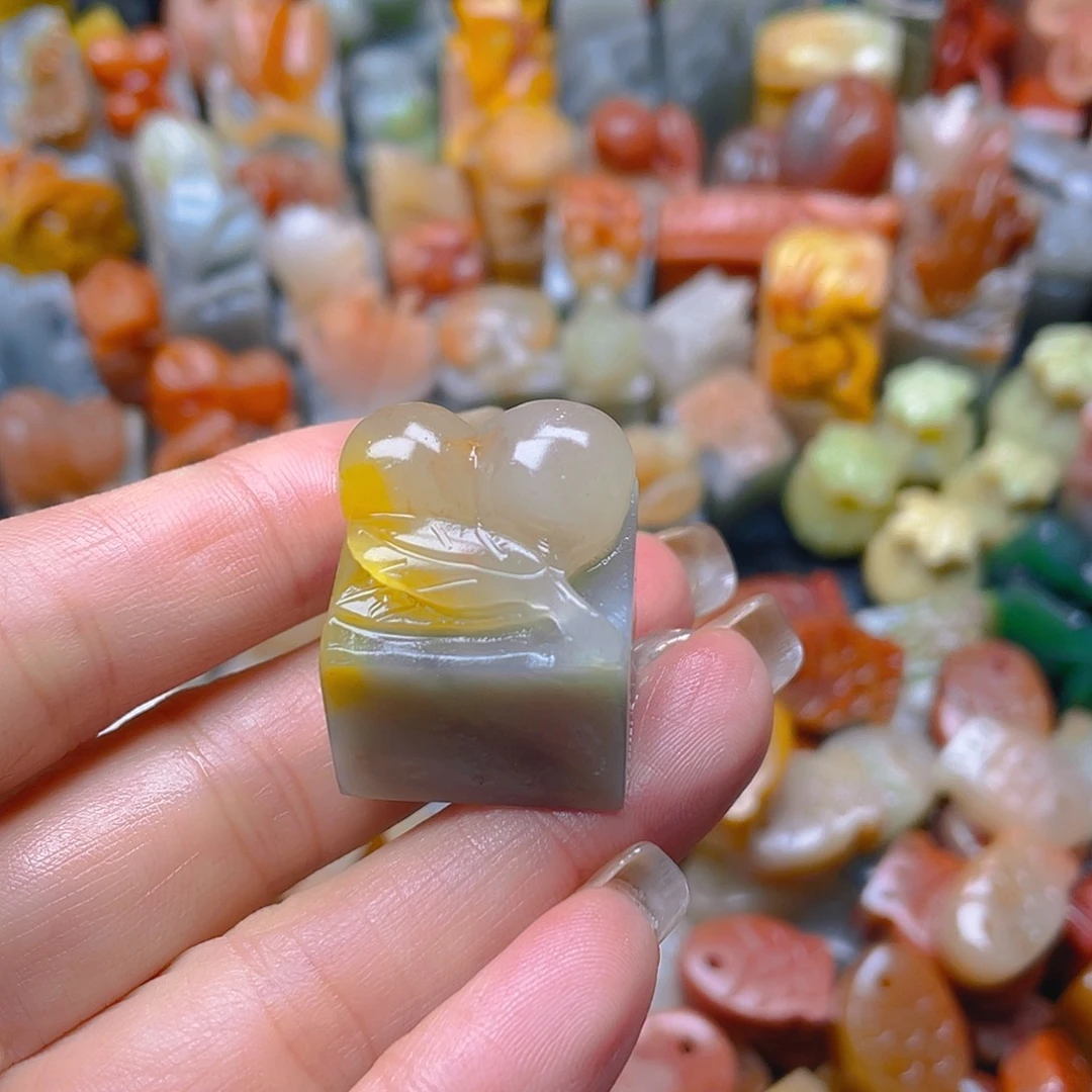 青田石印石纯手工