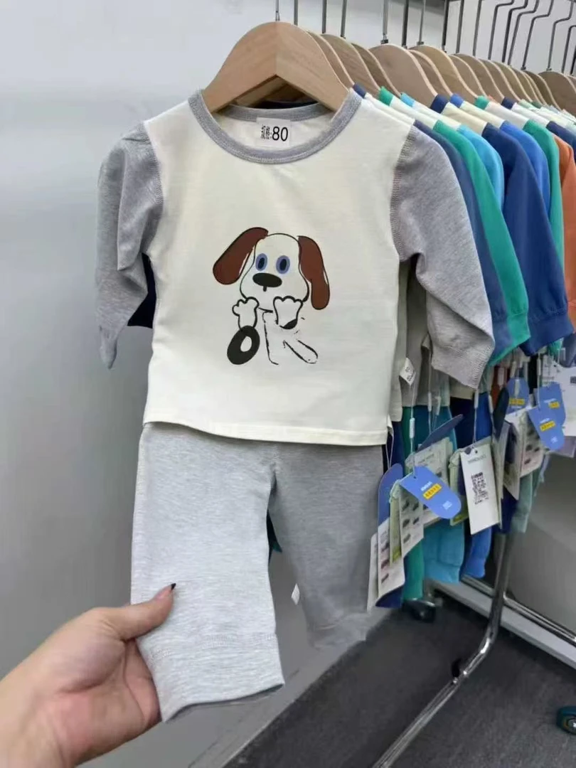 【A400-A599】婴幼儿中小童德绒套装透气保暖婴幼儿冬季