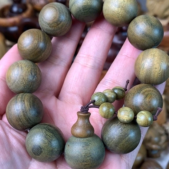 木绿檀木2.0手串好货