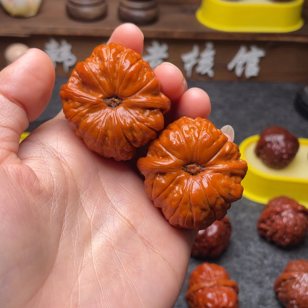 文玩核桃吊坠文玩核桃 手把件 南瓜墩 40