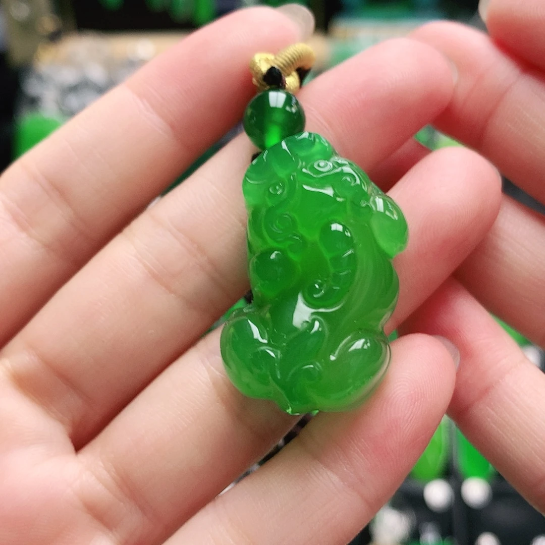 玛瑙/玉髓未镶嵌吊坠