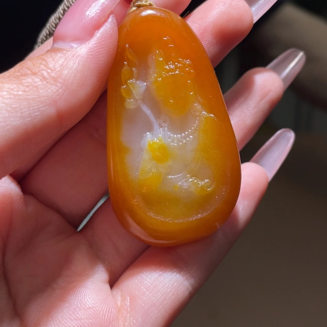 和田玉未镶嵌颈饰D2