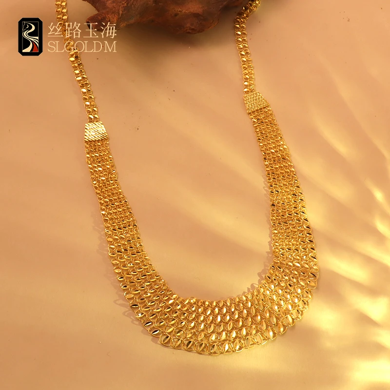 金穗项链新疆异域风情民族文化疆派黄金珠宝纯金999