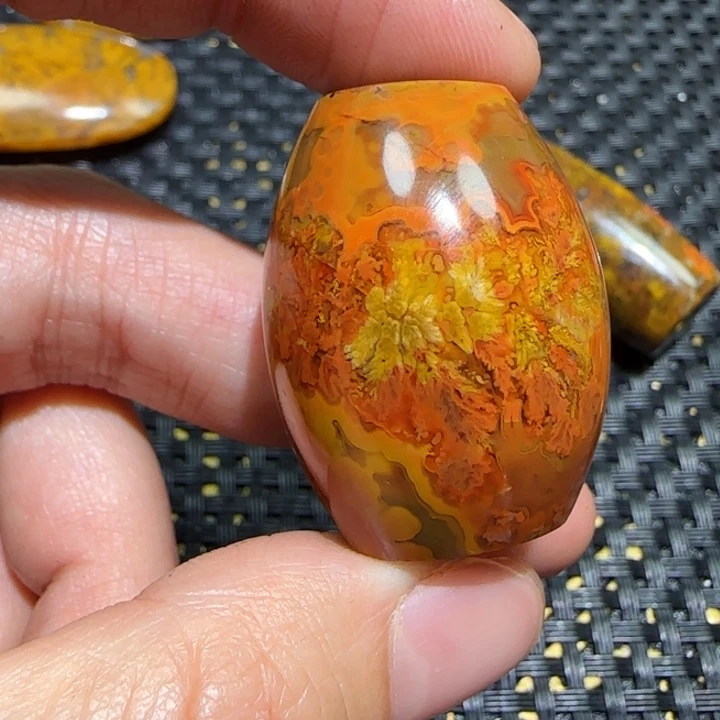 丛***则玛瑙/玉髓未镶嵌吊坠