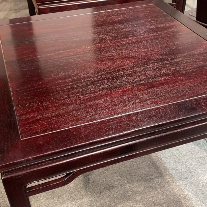 【闪购商品】子*线紫檀98八仙桌