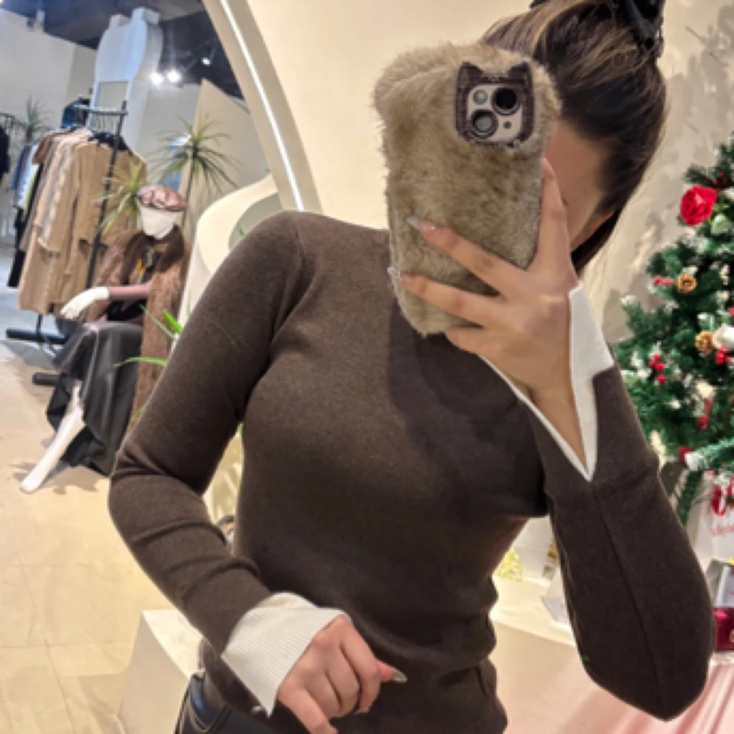 高级拼色上衣 0012