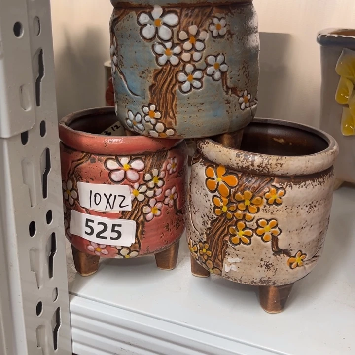 紫砂花盆粗陶材质多肉花盆