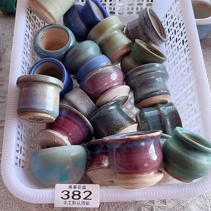 红陶陶瓷花盆382