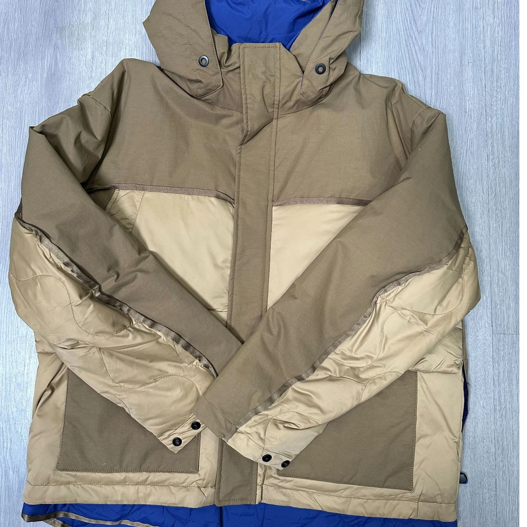 22088咖啡色【熔岩古墓】（国标90白）情侣加厚羽绒服