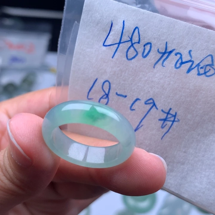 未镶嵌戒指翡翠戒圈