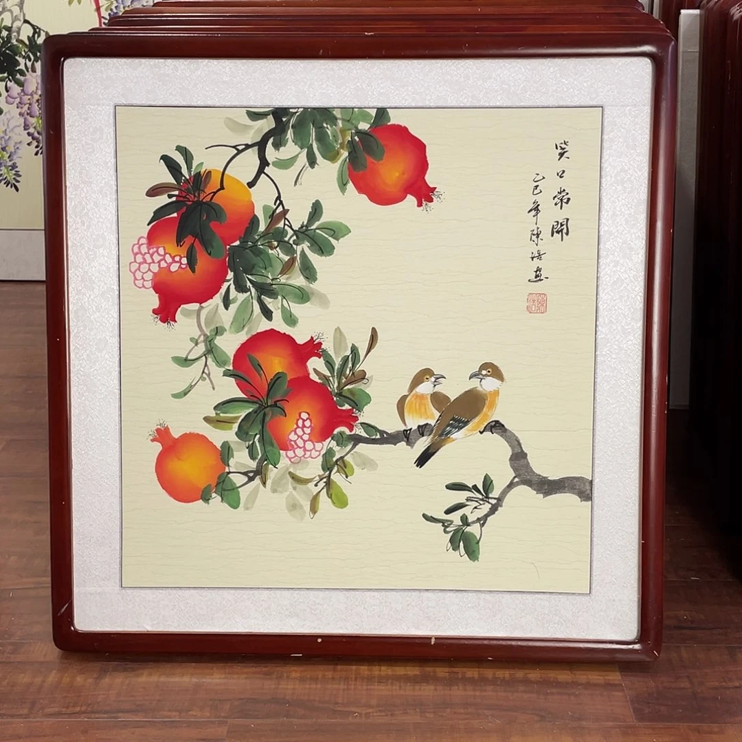 国画带框尺寸63*63厘米
