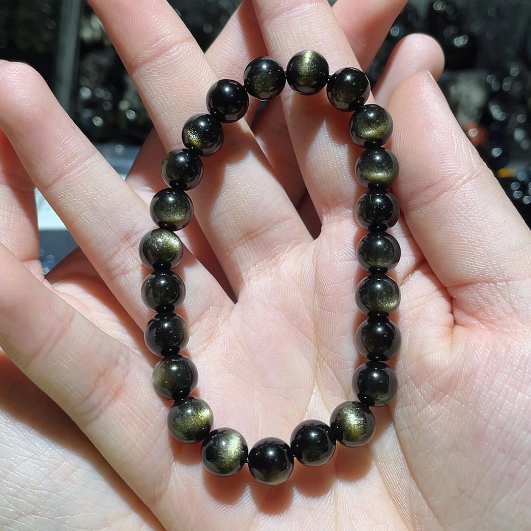 黑曜岩手链未镶嵌c**霖