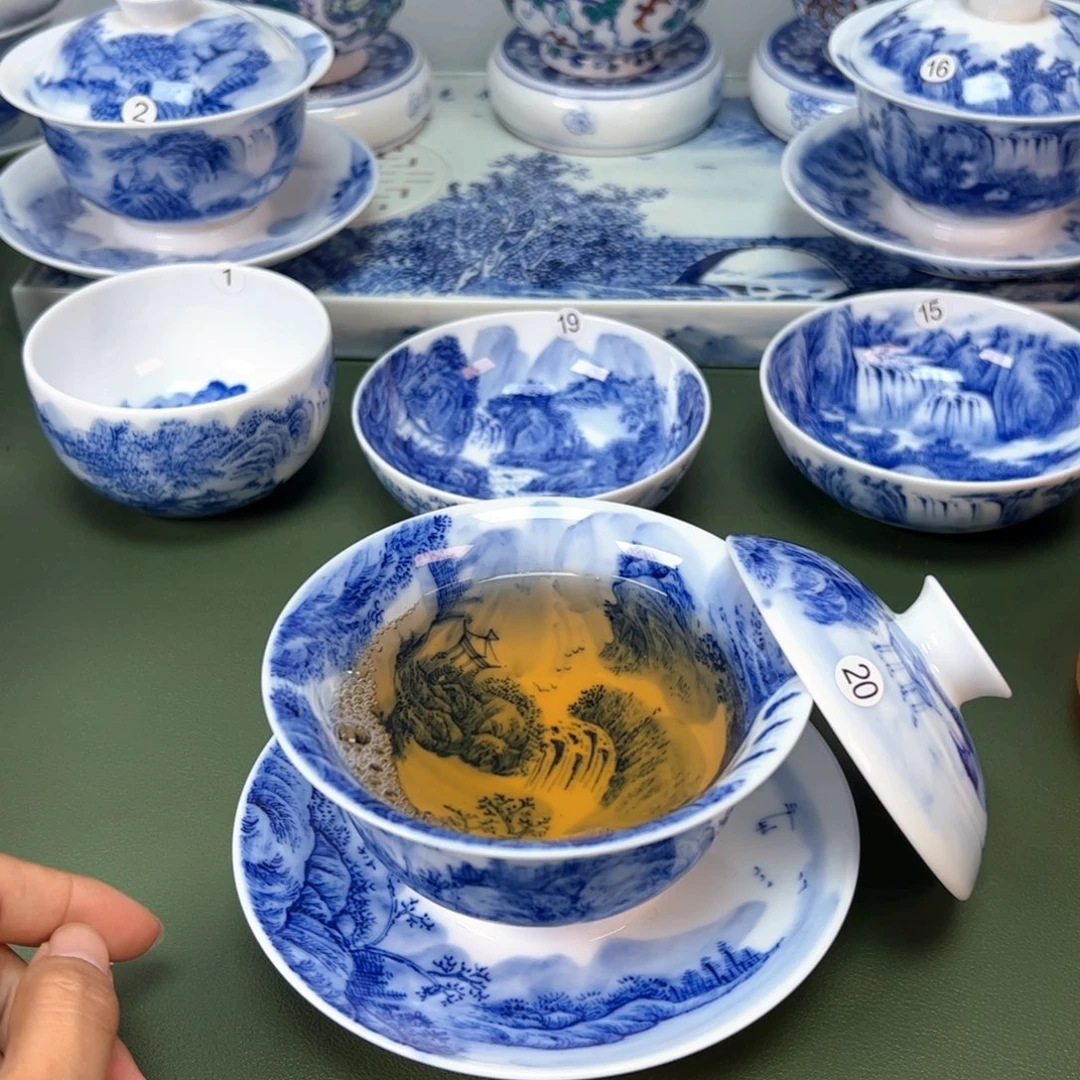 木木景德镇纯手工纯手绘茶具20