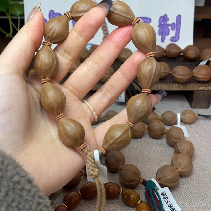 手串/手链橄榄核梅林铁核17.25头货三面佛