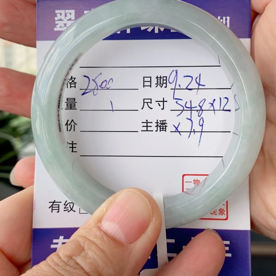 私***y未镶嵌手镯翡翠12号
