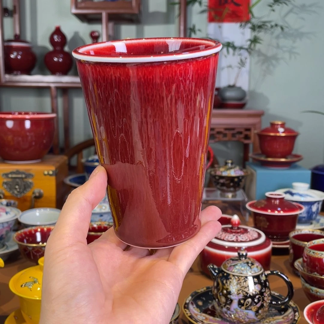 清欢雅玩，原矿郎红福利可乐杯