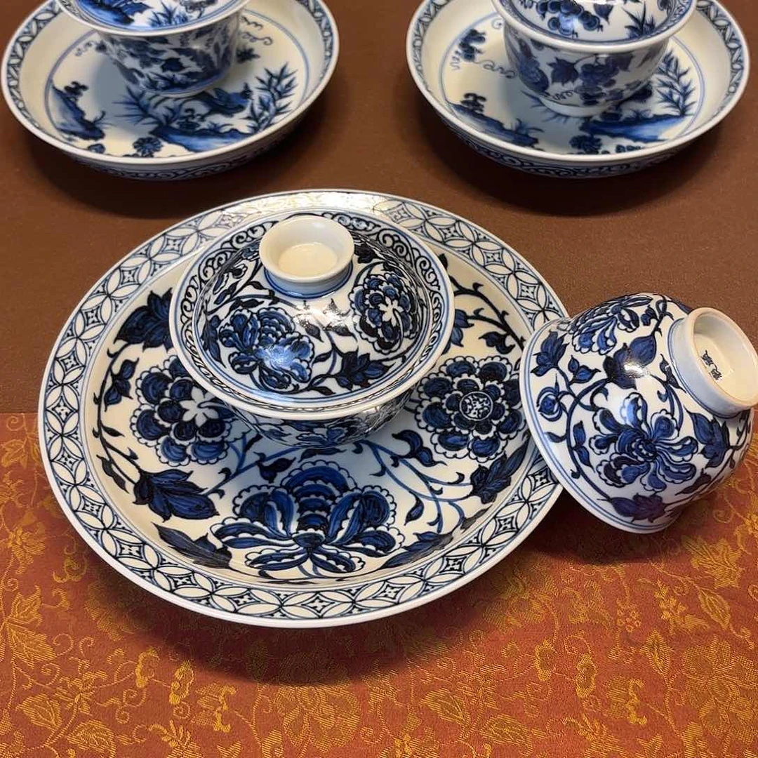 瓷片B*N景德镇手绘茶具套组