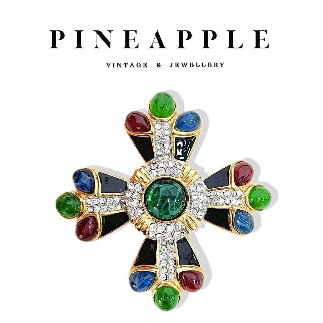 合金胸针 【PINEAPPLE】KJL美产胸针