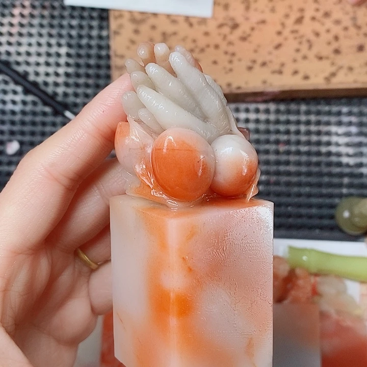 寿山石现场直播手工